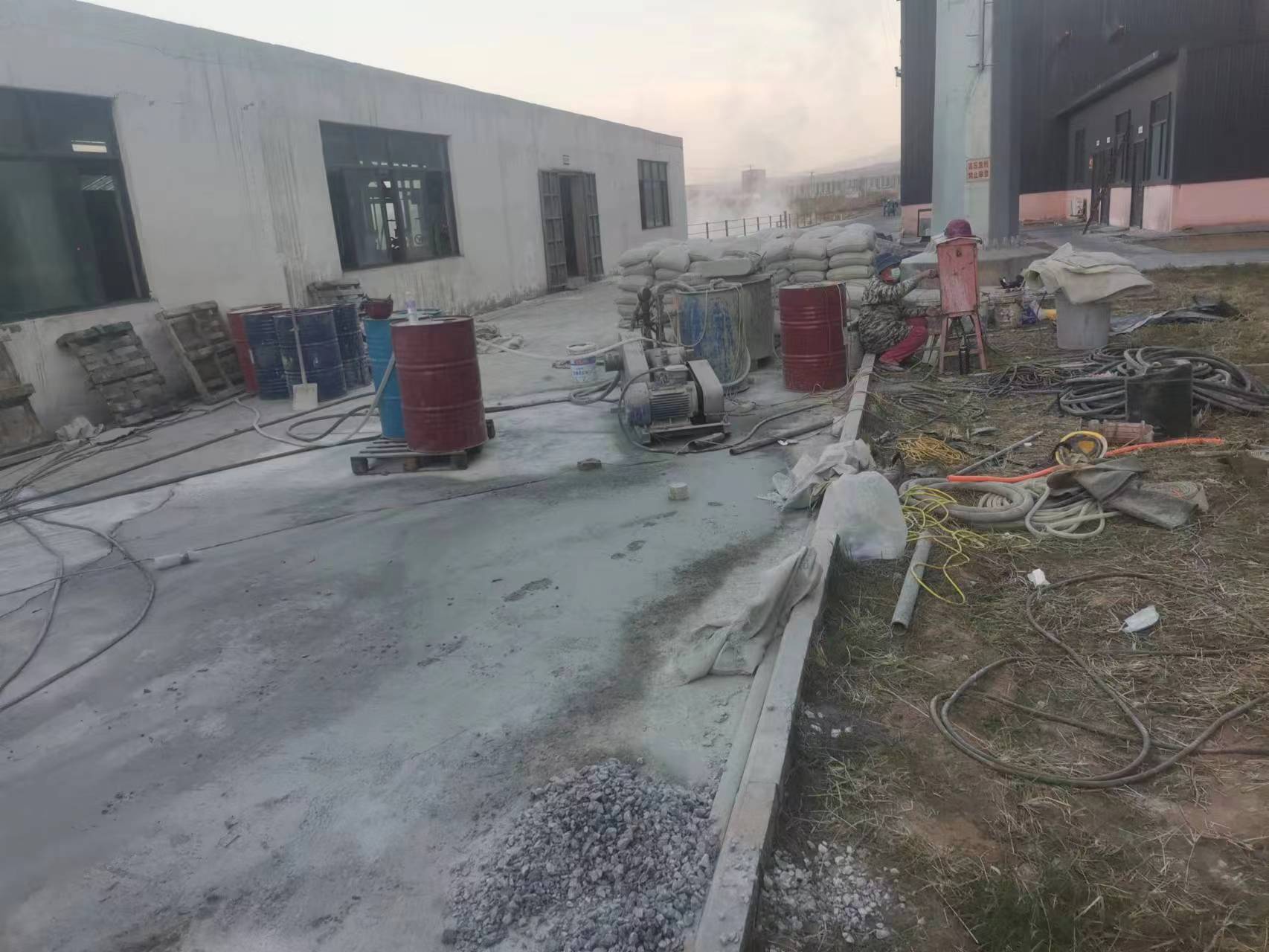 胡场镇厂房地基沉降注浆